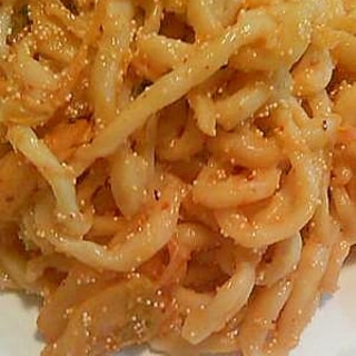 激うま　＊　キムチ味のたらこうどん